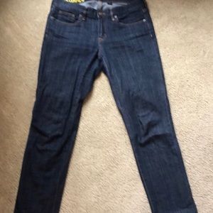 JCrew toothpick ankle length jeans
